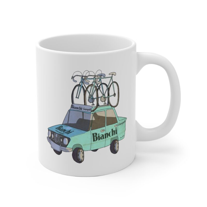 Bianchi Cycling Team Car Mug