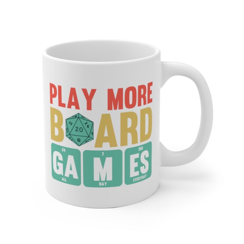 Play More Board Games Mug