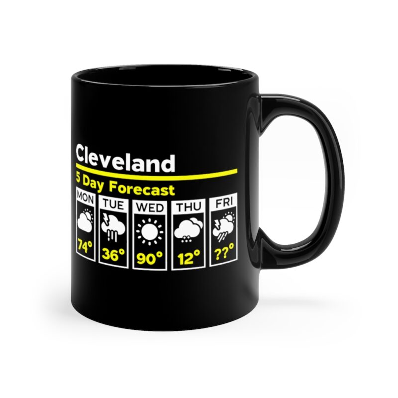 Cleveland 5 Day Forecast Mug