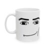 Roblox man face mug