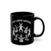 Live Laugh Lucifer Black Mug