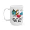 Peas On Earth Gouda Wheel Two Men Mug