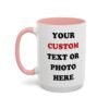 Custom Photo or Text Accent Mug