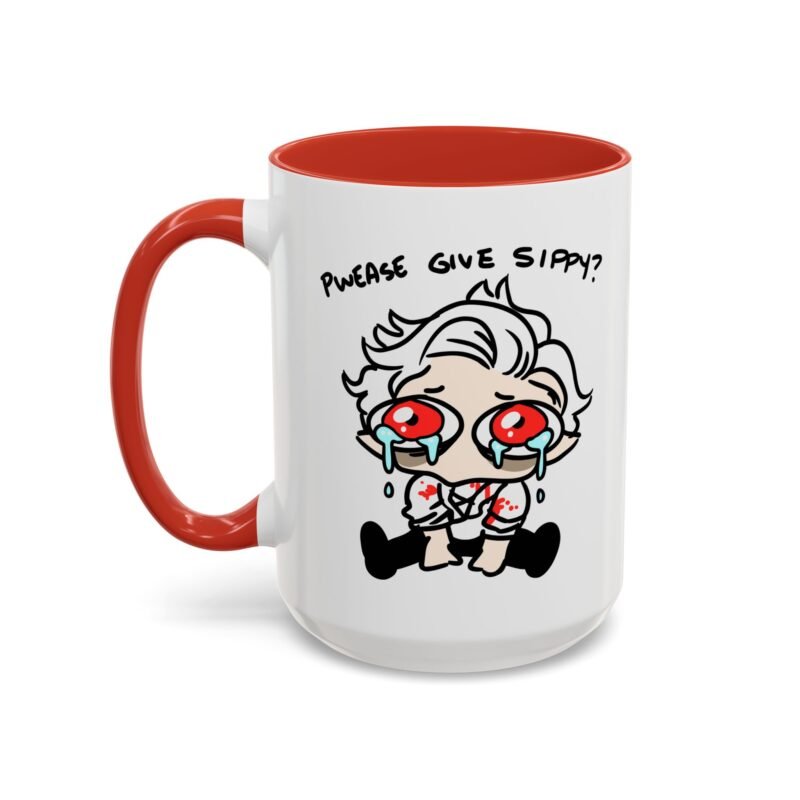 Pwease Give Sippy Funny Astarion Vampire Mug