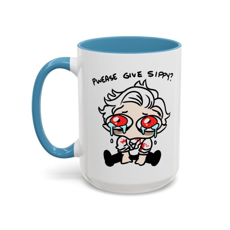 Pwease Give Sippy Funny Astarion Vampire Mug