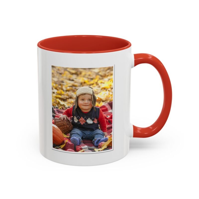 Custom Photo or Text Accent Mug