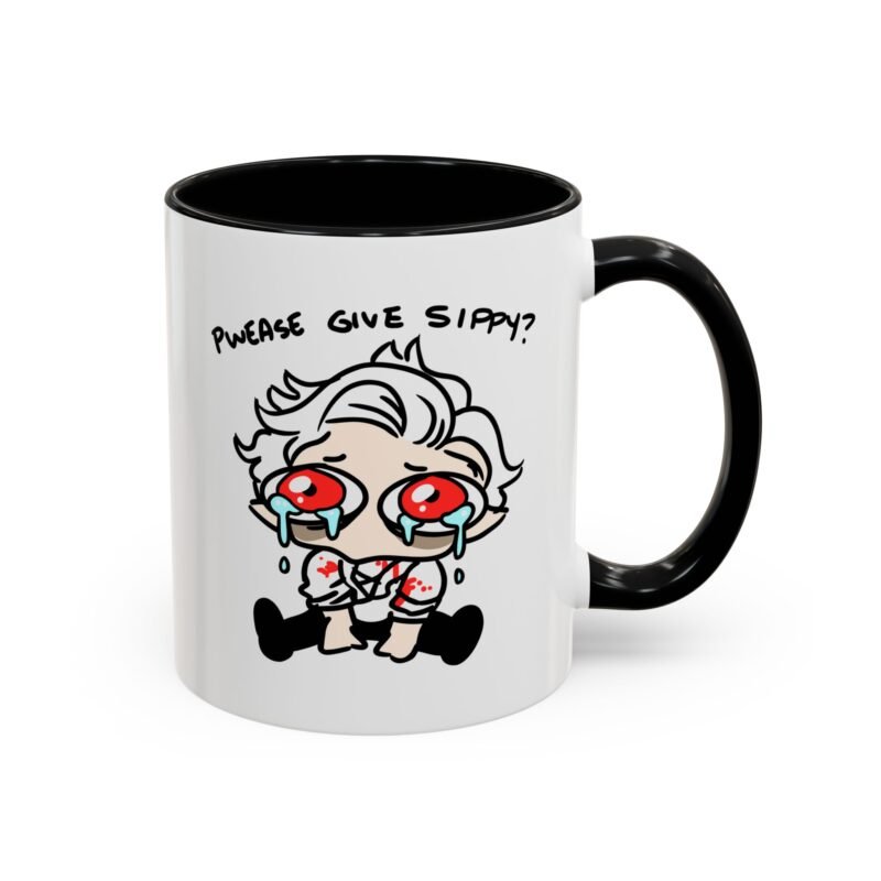 Pwease Give Sippy Funny Astarion Vampire Mug