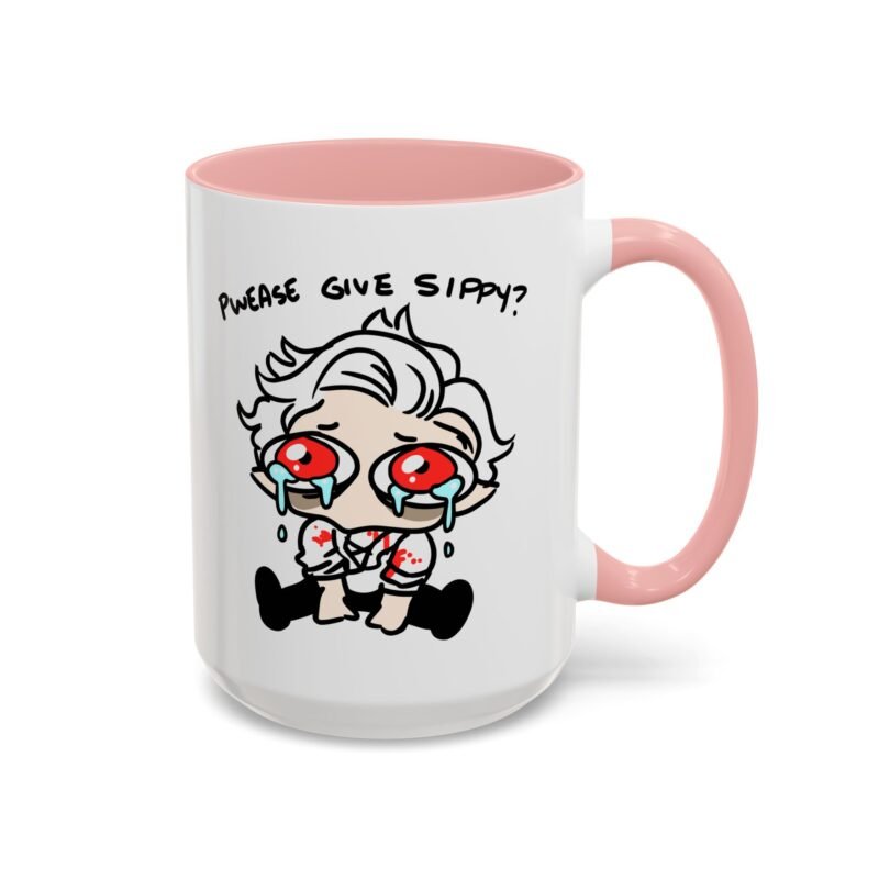 Pwease Give Sippy Funny Astarion Vampire Mug