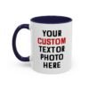 Custom Photo or Text Accent Mug