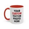 Custom Photo or Text Accent Mug