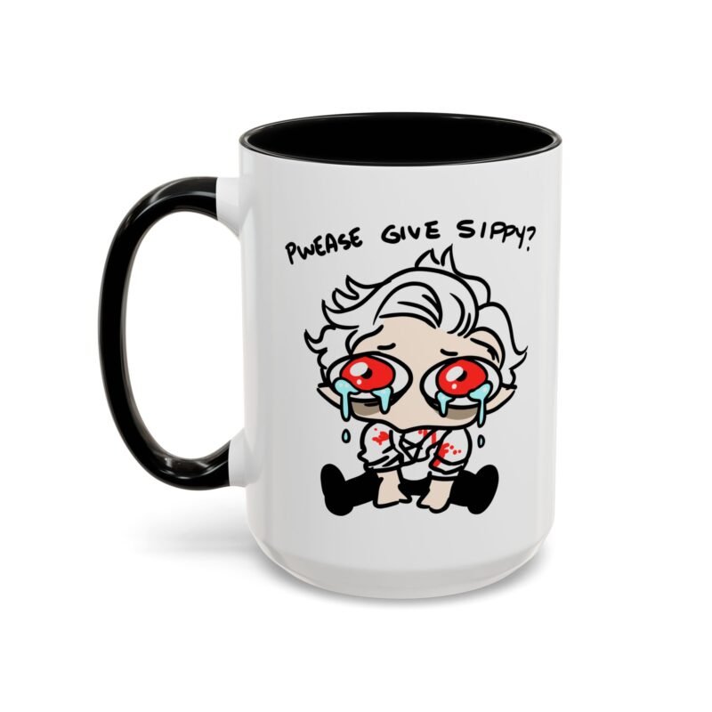 Pwease Give Sippy Funny Astarion Vampire Mug