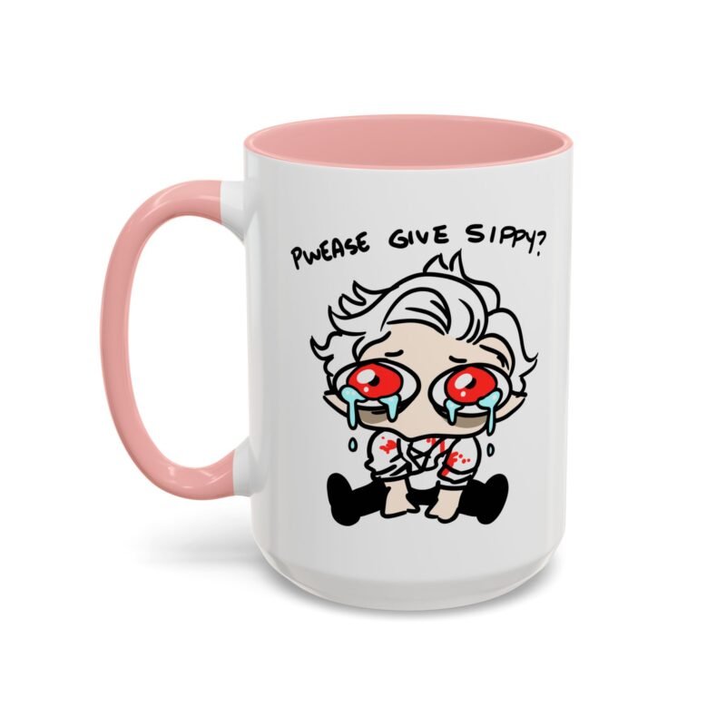 Pwease Give Sippy Funny Astarion Vampire Mug