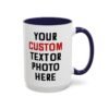 Custom Photo or Text Accent Mug