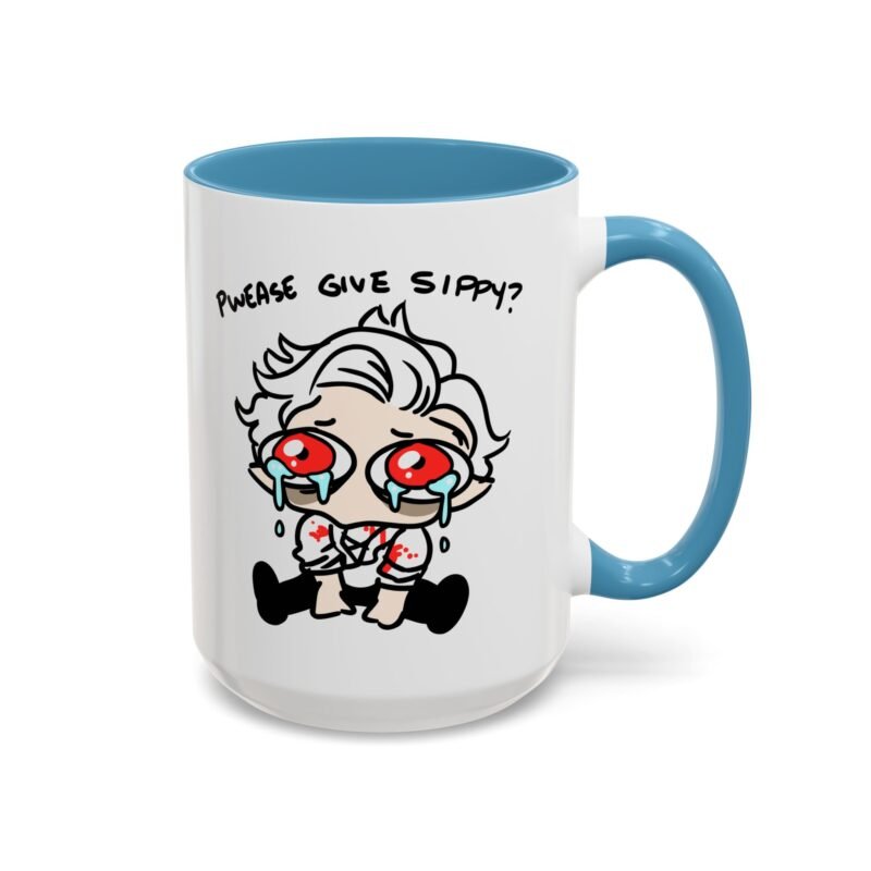 Pwease Give Sippy Funny Astarion Vampire Mug