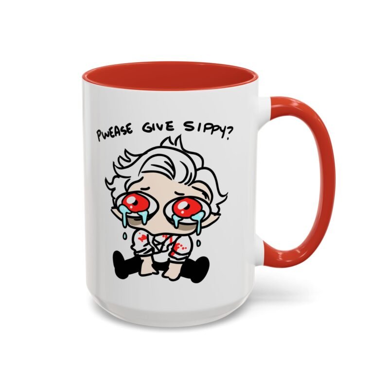 Pwease Give Sippy Funny Astarion Vampire Mug