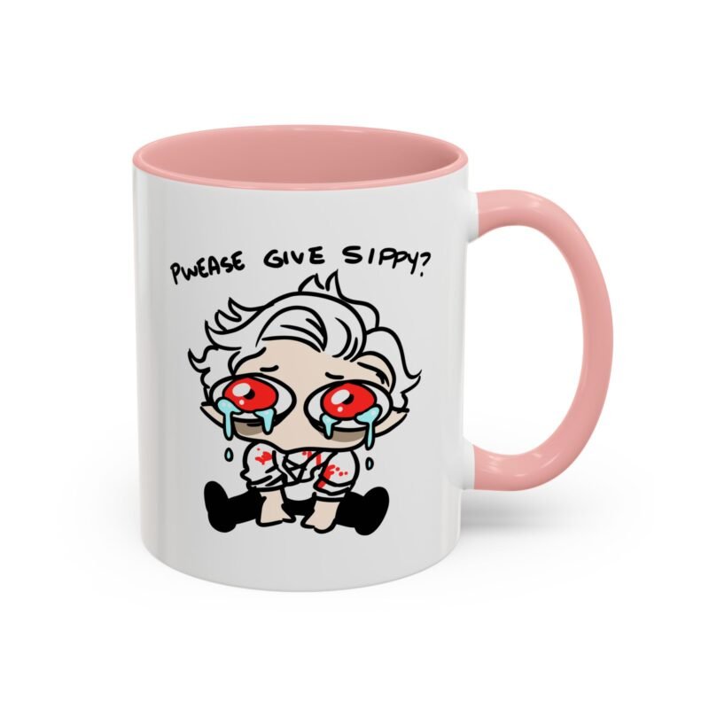 Pwease Give Sippy Funny Astarion Vampire Mug