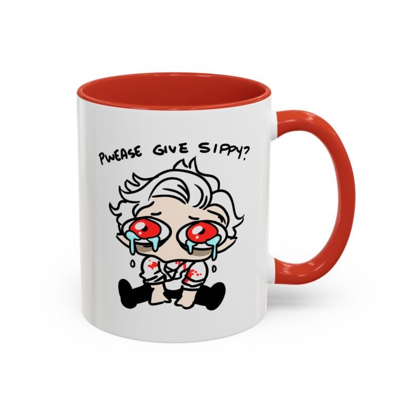 Pwease Give Sippy Funny Astarion Vampire Mug