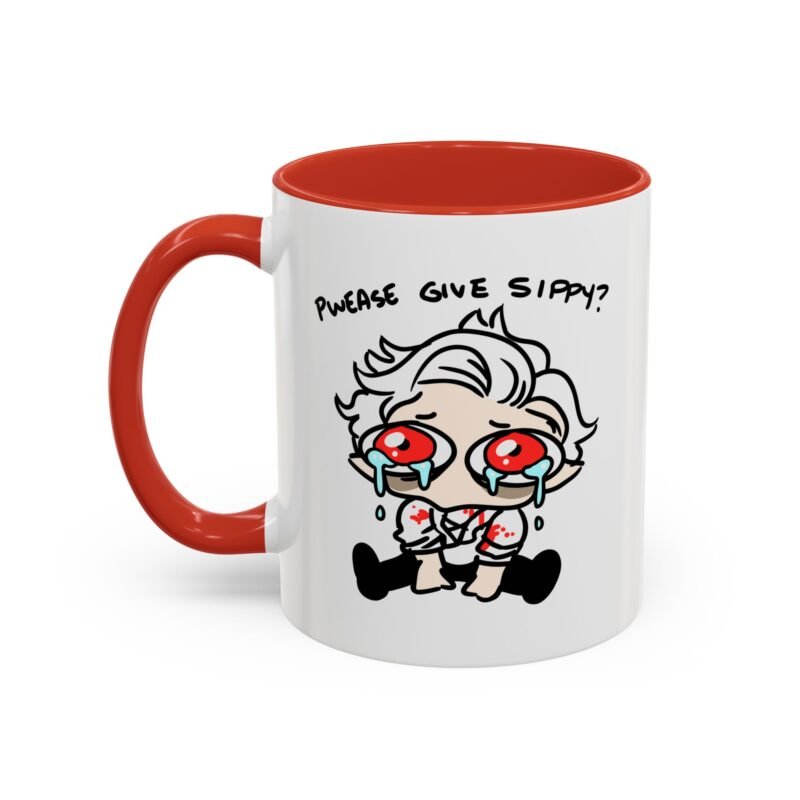 Pwease Give Sippy Funny Astarion Vampire Mug