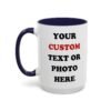 Custom Photo or Text Accent Mug