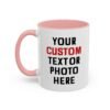 Custom Photo or Text Accent Mug