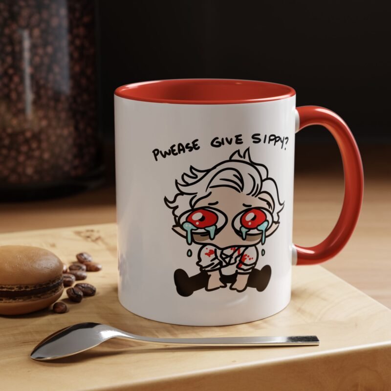 Pwease Give Sippy Funny Astarion Vampire Mug