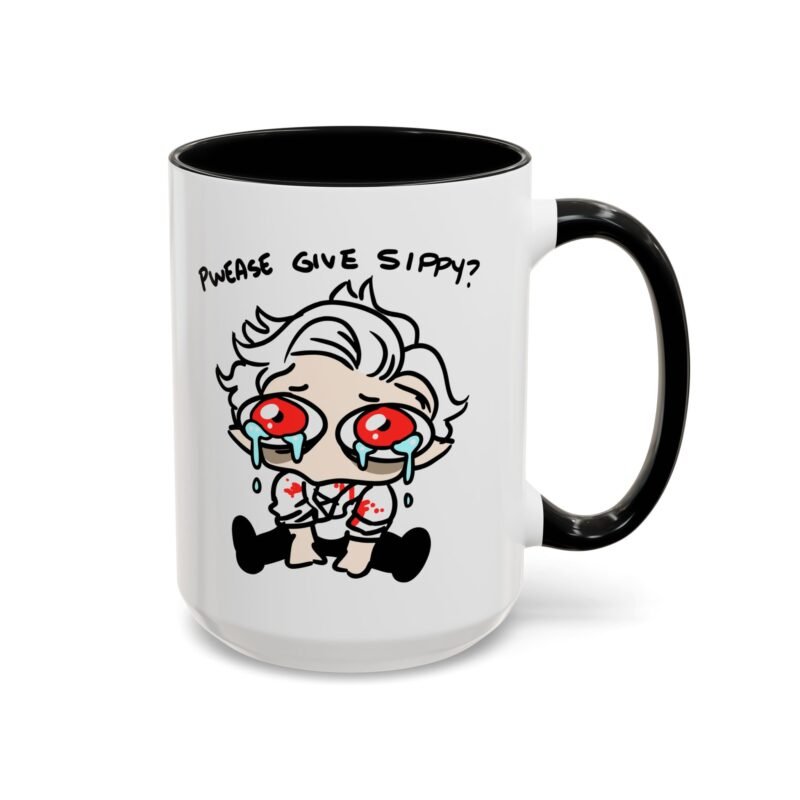 Pwease Give Sippy Funny Astarion Vampire Mug