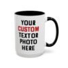 Custom Photo or Text Accent Mug