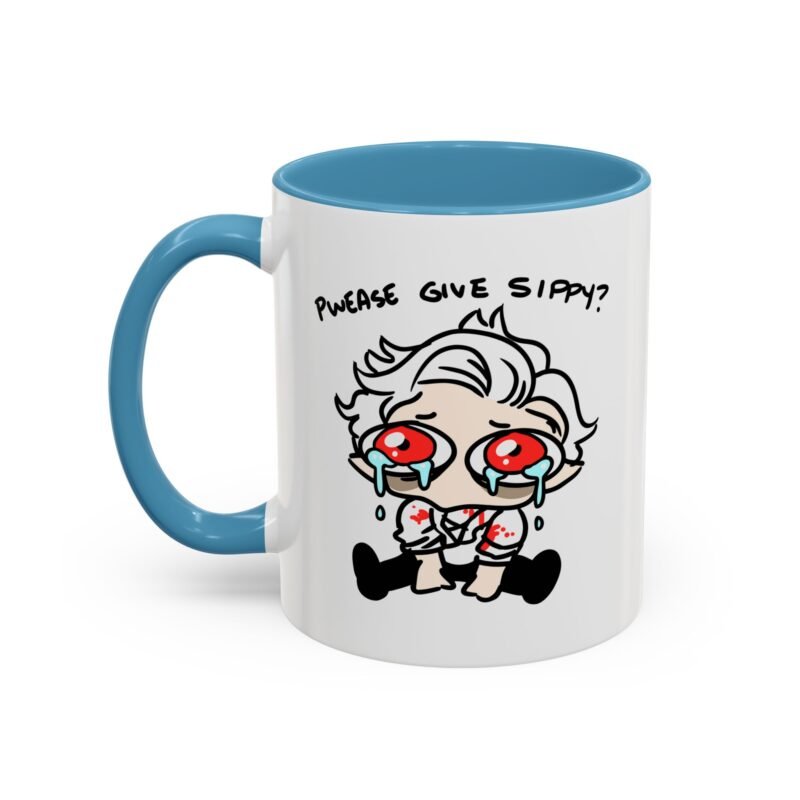 Pwease Give Sippy Funny Astarion Vampire Mug