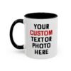 Custom Photo or Text Accent Mug