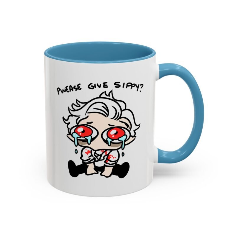 Pwease Give Sippy Funny Astarion Vampire Mug