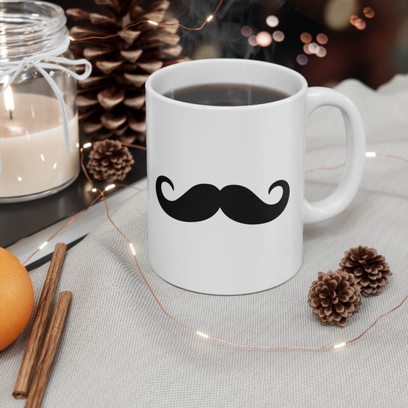 Funny Moustache Coffee Mug