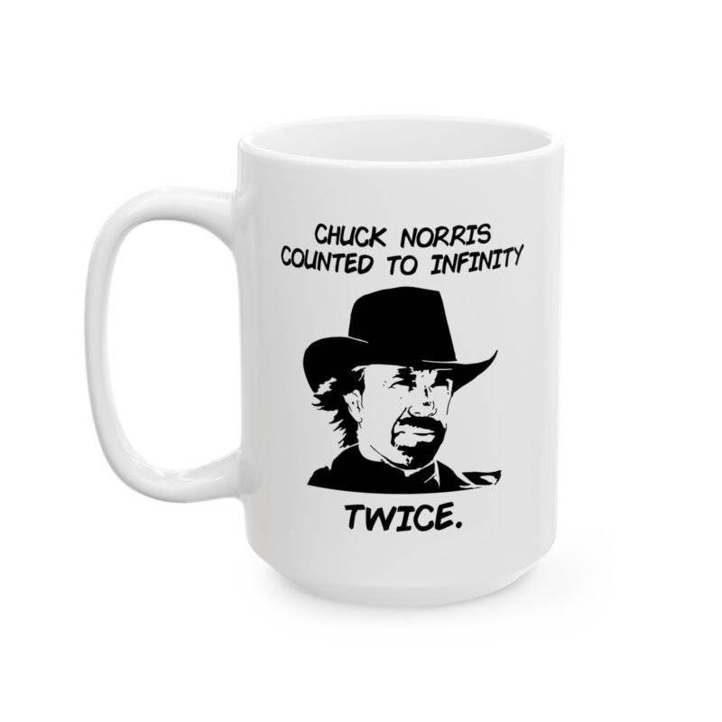 Chuck Norris Counted To Infinity Twice Mug
