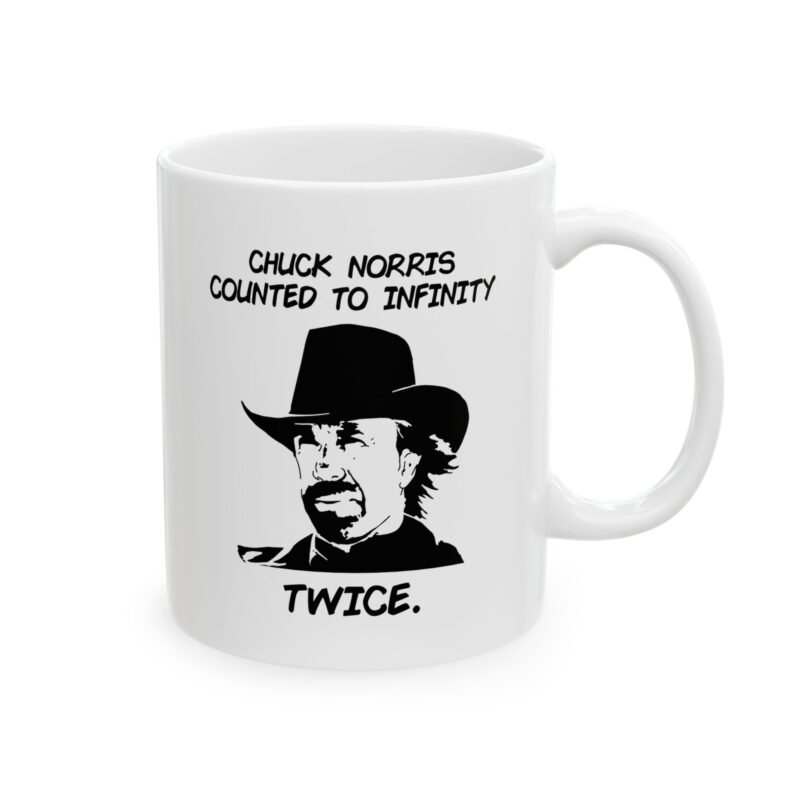 Chuck Norris Counted To Infinity Twice Mug
