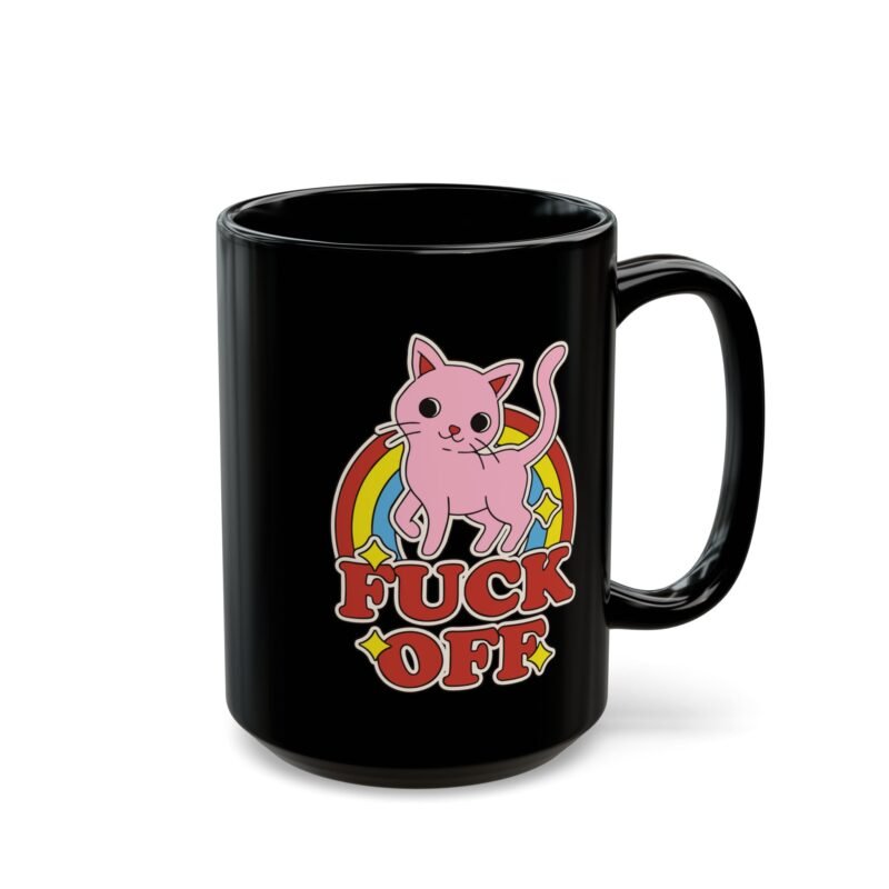 Fuck Off Cat Mug