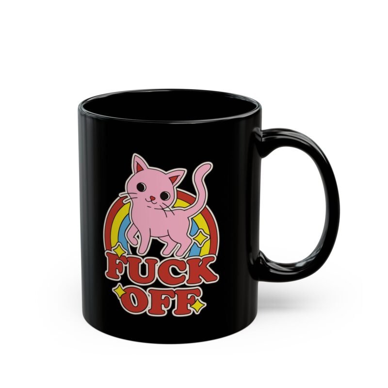 Fuck Off Cat Mug