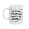 Funny Punch People and Puppies Mug
