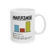 Funny Marriage Bar Graph Coffee Mug