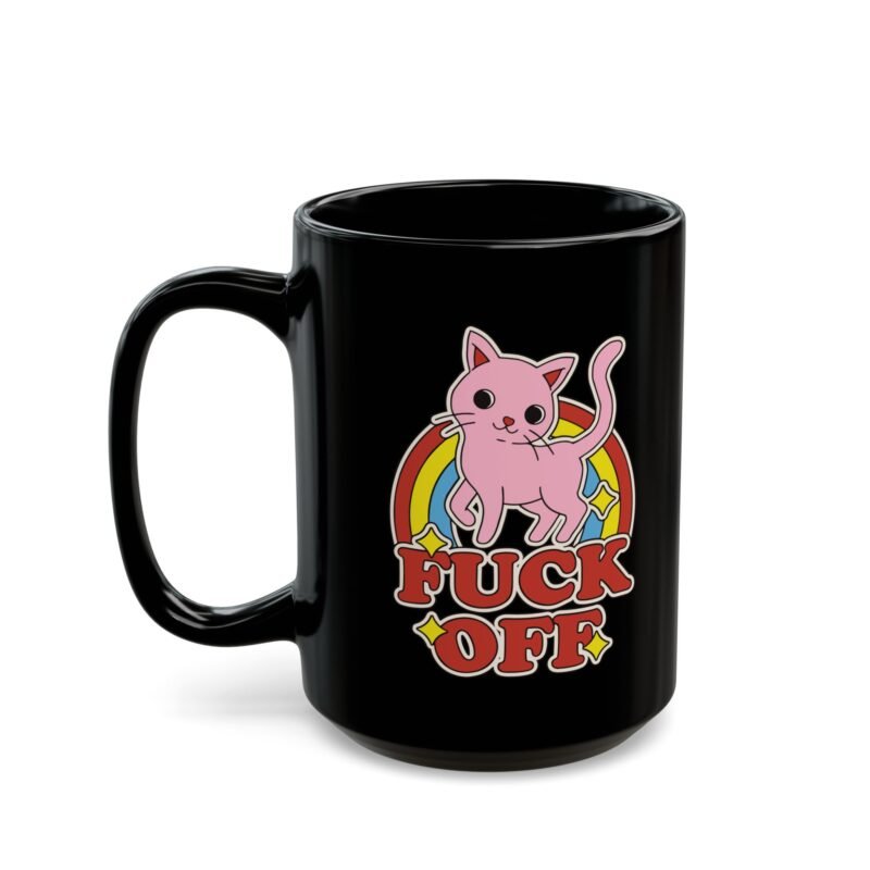 Fuck Off Cat Mug
