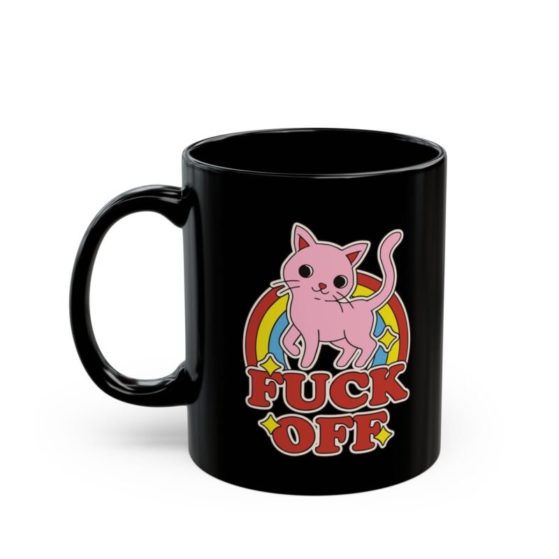 Fuck Off Cat Mug