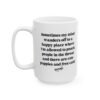 Funny Punch People and Puppies Mug