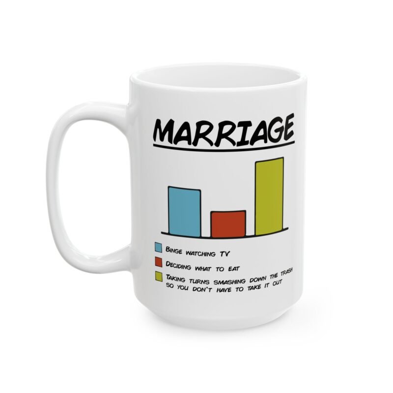 Funny Marriage Bar Graph Coffee Mug