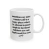 Funny Punch People and Puppies Mug