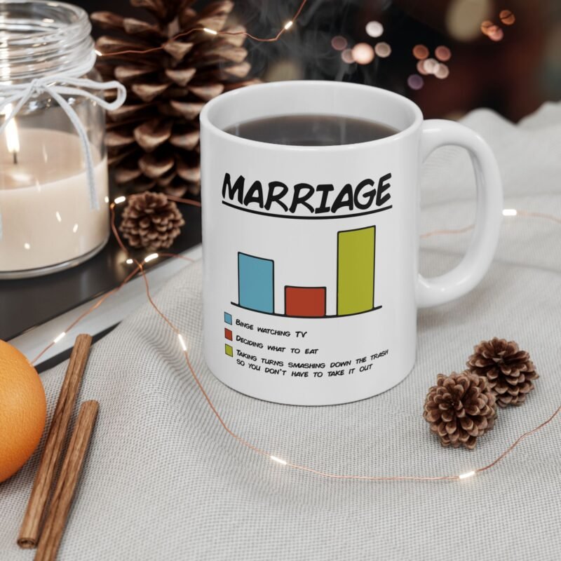 Funny Marriage Bar Graph Coffee Mug