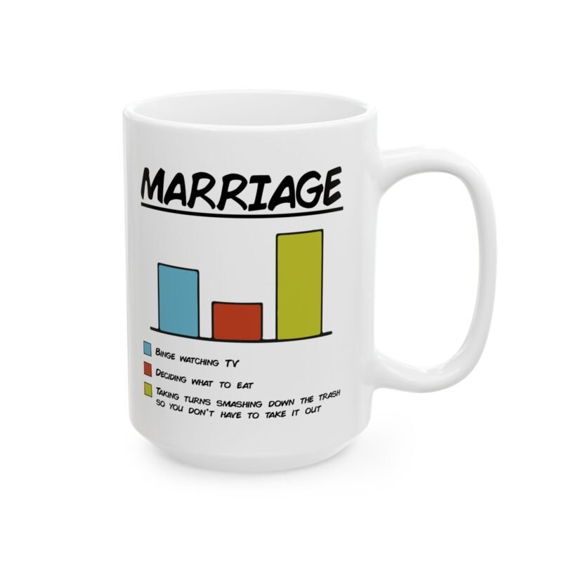 Funny Marriage Bar Graph Coffee Mug