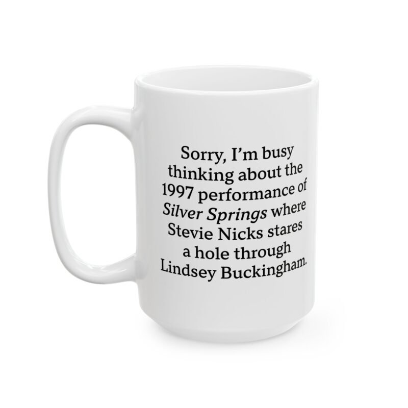 Stevie Nicks Silver Springs Mug