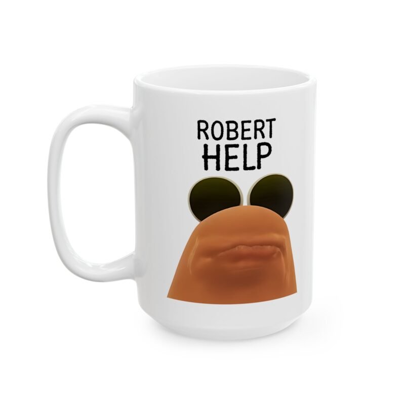 Marcus the Worm ROBERT HELP Mug