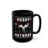 Mothman Ugly Christmas Sweater Mug