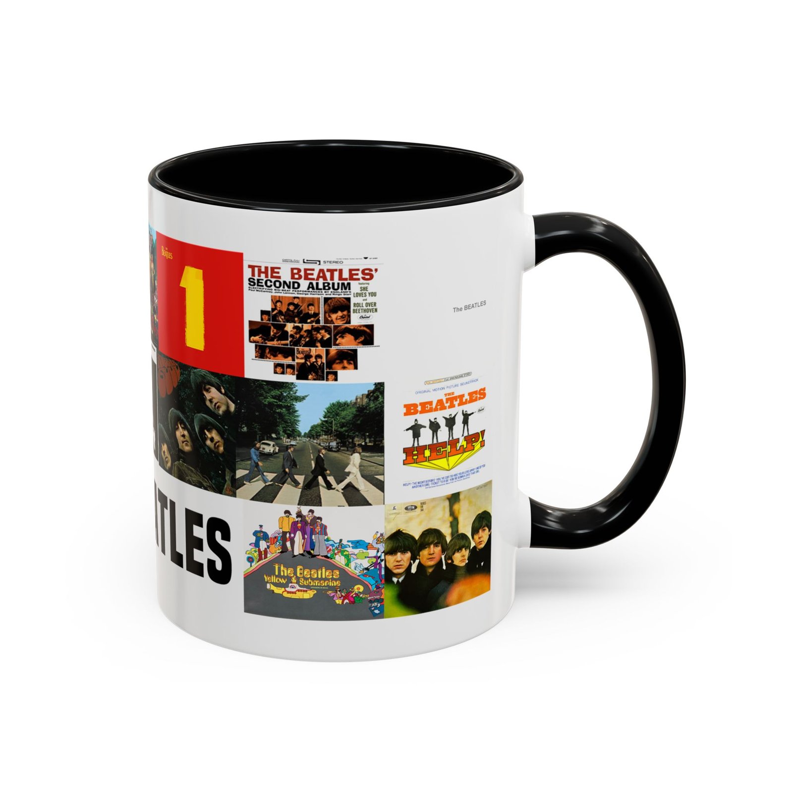 The Beatles Album Covers Coffee Mug