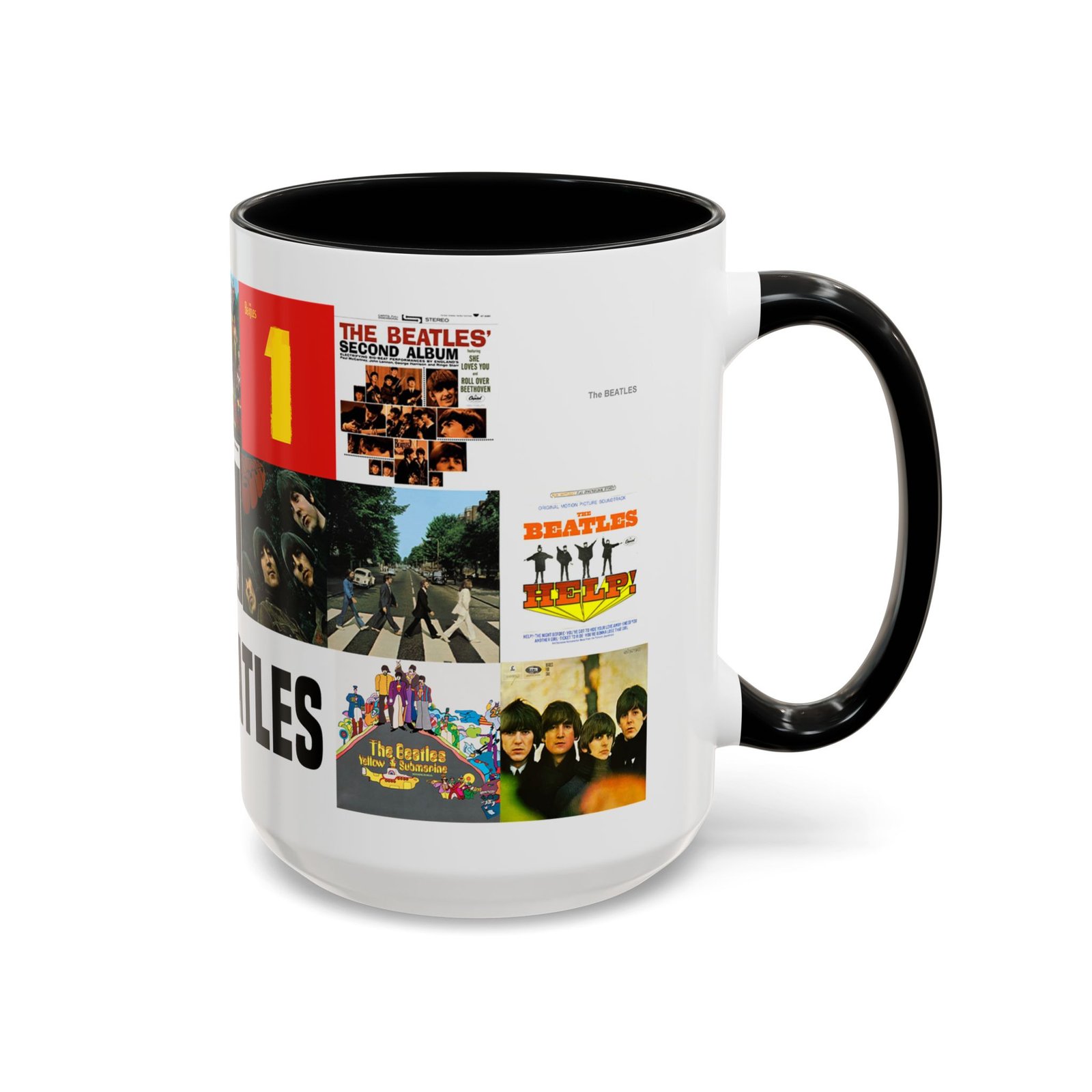 The Beatles Album Covers Coffee Mug