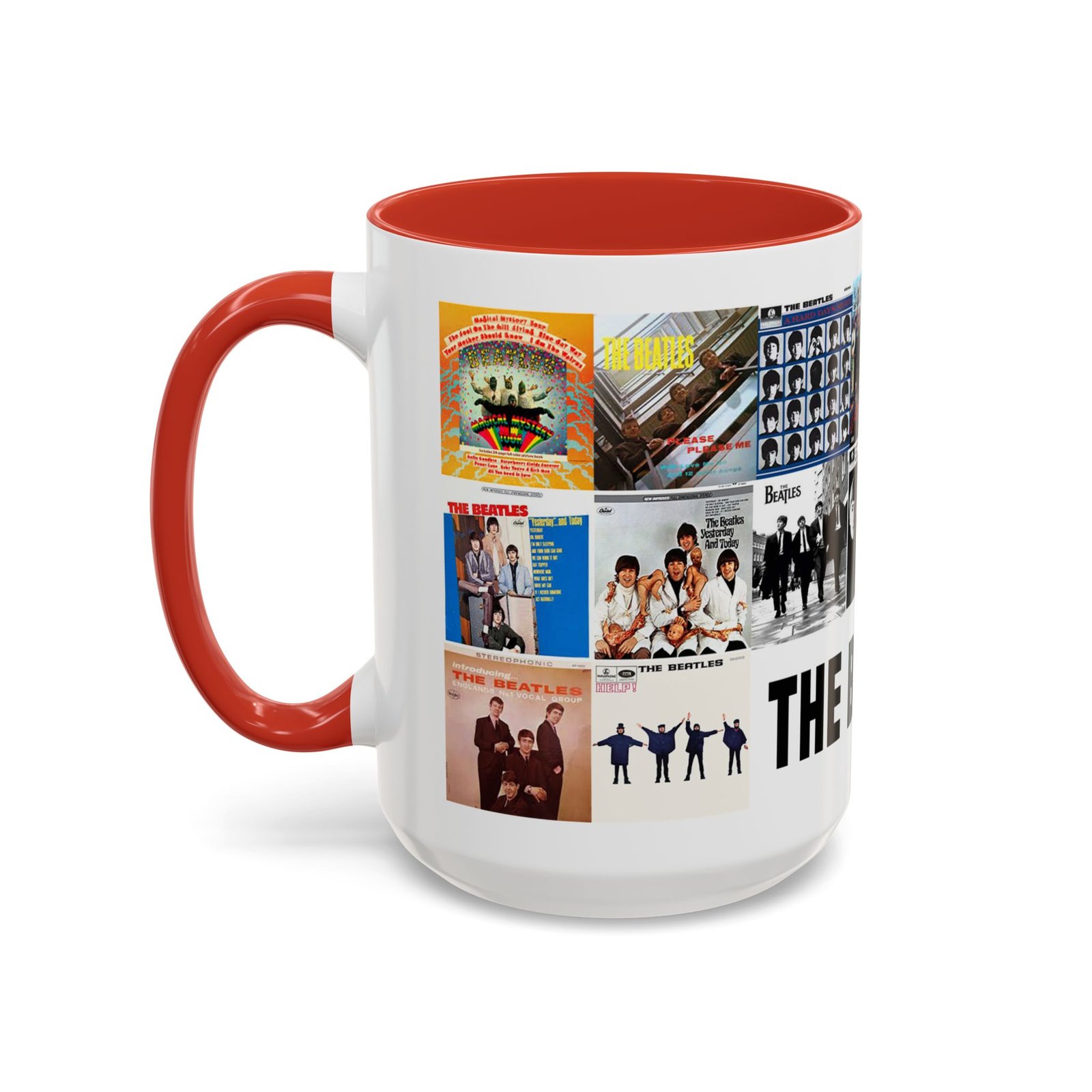 The Beatles Album Covers Coffee Mug